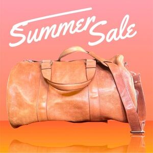 Midsize travel/duffel bag soft leather